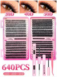 Rekomendacja bestsellera platformy: Bestsellerowy zestaw do przedłużania rzęs o dużej pojemności, składający się z 640 elementów (30D-40D-50D), zestaw narzędzi do samodzielnego przeszczepu rzęs. Zawiera pojedyncze sztuczne rzęsy, rzęsy typu D-Curl, kępki rzęs, a także klej do rzęs, zmywacz, płyn utrwalający i szczoteczkę do rzęs.