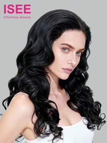 ISEE Tóc giả Hair Wear And Go Glueless Ocean Wave 6*4 HD Lace Wig 16-30 Inch 180% Density Pre-Plucked Hairline & Pre-Cut Lace Ready-to-Fraume Hair Unprocessed Human Virgin Hair Natural Look Multi-Style 100% Human Hair Wig - SNatural - Xem 3