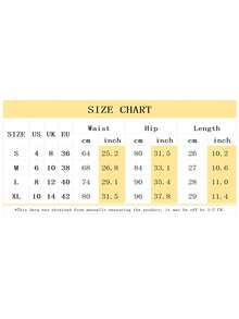 Women Striped Foldover Knit Shorts Y2k Fold Over Elastic Waist Lounge Mini Shorts Going Out Streetwear - 黃色 - 查看 7