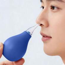 温和吸鼻器，柔软吸头 - 清洁鼻腔黏液和流涕，卫生吸鼻