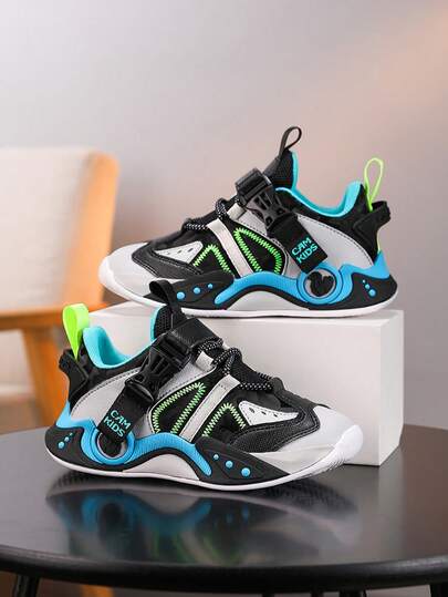 Basketball Shoes, Outdoor Basketball Sports Shoes, Youth Basketball Shoes, Teen Basketball Shoes, Dream Basketball Shoes, Youth, Campus Student Casual Sports Shoes, Basketball Shoes, Running Shoes, Wear-Resistant Non-Slip Soles, Breathable And Comfortable, Multi-Color Patchwork
