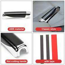 1pc Universal High Quality Carbon Fiber Handbrake Cover Decorative Sleeve For Car Modification - A - View 8