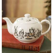 CreativeTops V and A Alicia en el país de Las Maravillas Mini Tetera de cerámica 1 -2 Taza - blanco - Ver 3