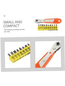 Cheie mini cu mâner mic, set de combinații bidirecționale cu șurub hexagonal intern în cruce cu cuvinte