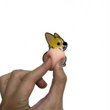 2pcs Silicone Car Stickers, Cute Anti-Collision Compression Stickers, Suitable For Fridge, 6.3cm - Multicolor - View 2