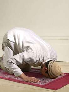 2 Stück tragbare Reisegebetsmatte mit Kompass und Rosenkranz, wasserdichte Polyester Gebetsmatte, muslimische Reisegebetsmatte, geeignet als Ramadan-Geschenk - Verschiedenfarbig - Übersicht 10