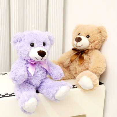 泰迪熊毛绒玩具，多色可选，柔软舒适，适合作为婴儿派对礼物、复活节装饰品或儿童礼物。
