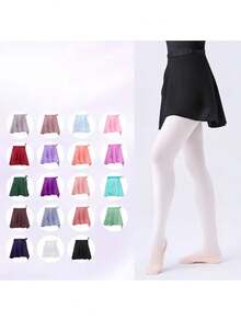 女士芭蕾舞裙，高弹力系带雪纺芭蕾舞裙，适合成人舞者、滑冰、瑜伽等运动；系带雪纺芭蕾舞裙，纯色芭蕾舞裙，适合舞蹈表演；半透明裙摆，适合芭蕾舞和舞蹈，时尚舞蹈裙，适合肚皮舞；女士雪纺芭蕾舞裙，高弹力可调节腰带，纯色，适合舞蹈，连体舞蹈裙 - 粉色 - 查看 9