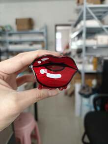 1 pieza Nuevo accesorio de joyería para el Día de San Valentín, con diseño de carta de amor y estampado de labios, accesorio de moda elegante para el cabello de otoño/invierno, pinza de pelo casual y elegante para mujer - Multicolor - Ver 10