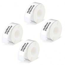 4 Rolls (160 Labels/Roll) For Phomemo D30/D35/D110/B100/Q30 Thermal Label Printer - & Tear-Resistant White Direct Thermal Paper, Compatible With Label Maker For Address, File, Storage Labels, No Ink/Toner Required, Ideal Gift - Multicolor - View 9