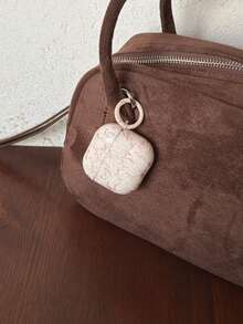 Ins风韩版粉色线条花卉图案4/ Pro第三代/ 2无线蓝牙耳机保护套，柔软全包保护壳，女士款 - 粉色 - 查看 4