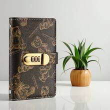Women Wallets - Bear Penny Bank With Combination Lock - Black - View 14