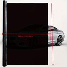 3PCS Car Window Tint Film 19.68x118.11 Inches (50x300cm) | 5-50% VLT Privacy Protection Sun Shade UV Blocking Film For Car Windows | Summer Heat Reduction Auto Window Sticker For Car Owners | Car Glass Tint Wrap