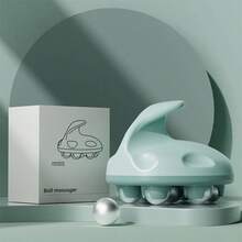 滚珠腹部按摩器，肌肉放松及腰腿塑形刷 - 彩色 - 查看 16