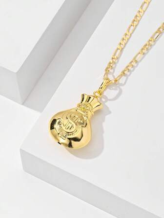 1pc Vintage Copper Treasure Key Pendant Necklace, Limited Edition, Suitable As Gift For Christmas, Thanksgiving, Halloween, Mother's Day, Valentine's Day, Friends, Communion, Daily Wear, Prayer