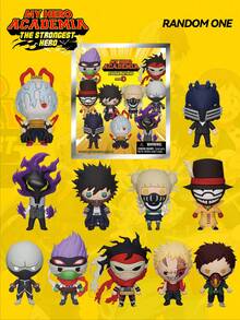 1个 Crunchyroll 官方盲盒，随机1个 Dabi Kurogiri 或其他角色神秘钥匙扣可爱卡通动漫人物包包装饰惊喜生日礼物收藏品