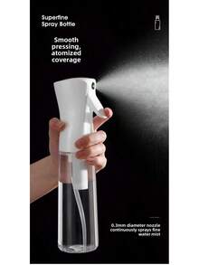 Continuous Spray Bottle 500ml, Ultra Fine Mist Hair Spray Bottle, Refillable Leak-Proof Empty Sprayer, Multipurpose Mister For Hair Styling Facial Mist Plant Watering Household Cleaning, Professional Barber Salon Tool & Garden Mister, Must-Have Daily Essentials For Kitchen Bathroom Travel, Space-Saving Versatile Sprayer - 500ml (Màu trắng trong suốt) - Xem 4