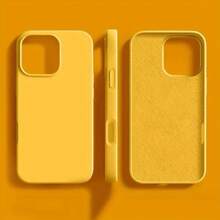 Funda a prueba de golpes de borde suave y moderna Una lujosa funda de silicona líquida a prueba de golpes diseñada específicamente para el  11/12/13/14/15/16 Pro Max, con protección trasera de terciopelo. Esta funda a prueba de golpes es un compañero confiable para tu teléfono. Esta funda a prueba de golpes es un compañero confiable para tu teléfono. - 1 pieza - Ver 11
