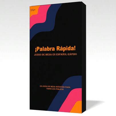Juego de mesa de palabras rápidas en español - Un juego de mesa rápido y divertido para todas las edades - Juego de mesa de palabras rápidas en español con cartas