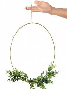 4-12 Inch Large Metal Flower Wreath Rings, Suitable For Crafting, Weaving Wreaths, Gold Circular Rings, DIY Wedding Decor, Dream Catchers - Multicolor - View 6