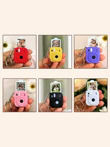 Customizable Photo Camera Keychain, Personalized Photo, Personalized Commemorative Accessories, Personalized Mini Camera Keychain, Customized Photo Gift, Valentine's Day Gift, Couple Gift, Memorable Thanksgiving Gift For Special Occasions - Multicolor - View 6