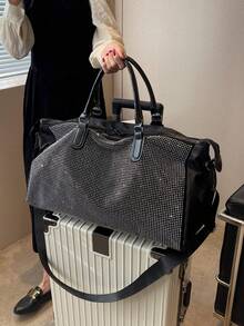 2025 New Yoga Fitness Bag - Fashionable, Large Capacity, Multi-Function Handbag. Stylish Design, Ideal For Travel, Exercise, Fitness And Vacation. - Silver - View 6