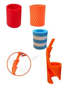 Stress Relief Spiral Rotating Toy, Multi-Functional Desk Flower Vase Pen Holder, Creative Desk Toy For Adults, Suitable For Birthday Party, Holiday Gift, Reward Gift, And Gift Bag Filler, Office Desk Game Storage - Multicolor - View 1