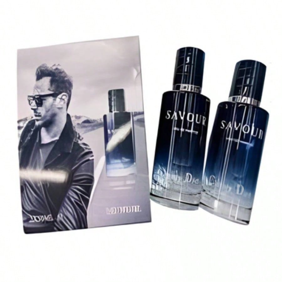 Set de Perfumes para Hombre 2 Unidades de 50ml Aroma Fresco Especiado y Amaderado