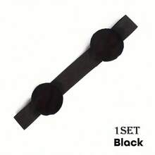 1条带耳垫的蕾丝融合发带，假发弹性发带，发带，边缘固定围巾，边缘包边，适用于固定蕾丝假发弹性发带 - 彩色 - 查看 14