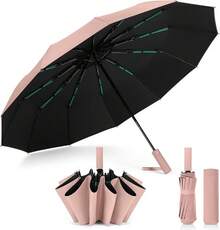 Umbrellas And Rain Hat Umbrellas - Red - View 13