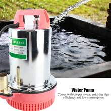 DC 12V Submersible Deep Well Water Pump Irrigation Water Pump - Rojo - Ver 4