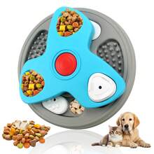 Pet Slow Feeder Bowl, Dog Bowl, Cat Bowl, Pet Puzzle Toy, Dog Feeding Tray - Blue - View 6