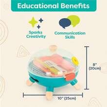 Bbq GrillB. toys BBQ Grill Play Set Toy Grill and Play Food Barbecue Role-Play Set For Pretend Cooking Toys 3 Years + Mini Chef - BBQ Grill Playset - T257 - Ver 5