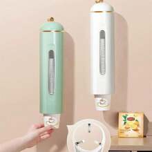 Suporte Adesivo Para Copos Descartáveis Dispenser Plástico - Verde - Visão 7