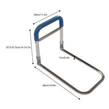 ZHFEISY Bed Safety Rail For Elderly | Adjustable Bedside Assist Handrail With Grab Bar, Provides Support For Getting In/Out Of Bed, Fall Prevention Aid - default - View 4