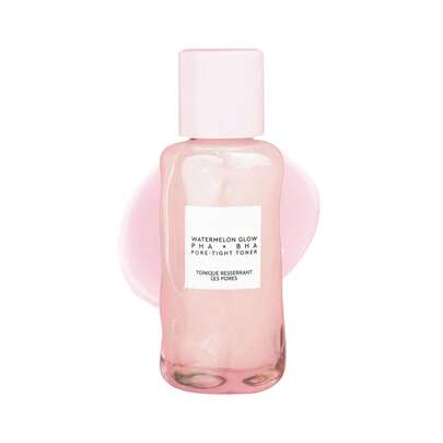 GlowReci  pe PHA + BHA Face Toner-Minimizador de poros y exfoliante facial suave coreano para reafirmar, hidratar y exfoliar. Glicerina, agua de sandía y cactus (40 ml).