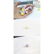 1:12 比例迷你浴室配件 - 浴缸、沐浴海绵、沐浴花、迷你浴室场景、娃娃屋装饰、微型摄影道具、迷你模型 - 彩色 - 查看 10