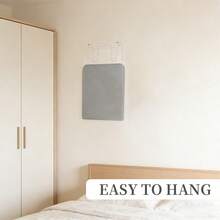 Metal Foldable Tabletop Ironing Board With Iron Rest, Portable Ironing Board Small With Heat Resistant Cotton Cover, Mini Iron Board For Small Space And Travel, 31"X12", Gray - Light Grey - View 8