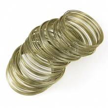 100pcs 0.6mm Memory Wire For Jewelry Making, Suitable For Bracelets, Necklaces, DIY Crafts And Jewelry Creation - Multicolor - View 10