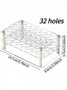 Pen Holder Organizer, Pencil, Crayon, Ballpoint Pen, Fountain Pen Holder, Pen Display Rack, Neutral Pen Holder, Eyebrow Pencil Holder, Makeup Brush Holder, Eyebrow Brush Holder, Office Desk Organizer, Stationery Storage, Cosmetic Tool Holder - Clear - View 15