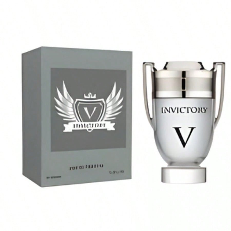 Perfume para Hombre 100ml EDT Diseño Copa Plateada Aroma Fresco y Vigorizante