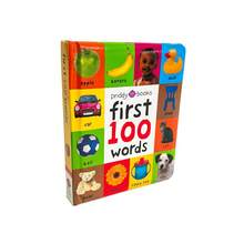 Lachilly 前100个单词——精装硬纸板书，学前教育，早期阅读游戏，普里迪出版社，英语语言发展，儿童幼儿学习材料，教授基础词汇，学习阅读