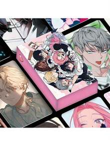 55pcs Anime Alien Stage Collection Cards - High Definition Double-Sided Printing, Vivid Character Design, Suitable For Collection And Decoration, Ideal Gift For Anime Fans, Anime Cards, Anime Accessories - Multicolor - View 10