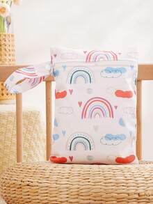 1个迷你干湿两用袋，带提手泳衣袋 - 彩色 - 查看 8