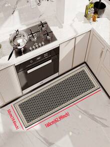 【热销！！！】1 件装软橡胶厨房地垫，3.5 毫米厚厨房地毯，现代几何拼接风格吸水厨房地垫，大尺寸地毯，可自行裁剪以适应厨房尺寸，表面织物材质，中间海绵层，底部橡胶层，适用于厨房地毯、厨房装饰、婚礼装饰、家居装饰、浴室地垫、玄关地垫、洗衣房地垫、走廊地毯、客厅地垫等。 - 彩色 - 查看 12