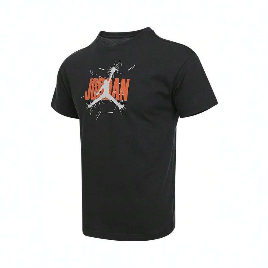 Jordan Camiseta de manga corta para adolescentes - Negro - Ver 1