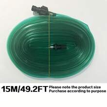 Bộ 1 đầu phun và ống tưới nhỏ giọt, được làm từ nhựa PVC nhẹ và dẻo với thiết kế chống rò rỉ, phun sương tiết kiệm 70% nước, thích hợp cho bạt nhún, bãi cỏ, vườn và các khu vực tưới tiêu hiệu quả khác có đường kính từ 3-22,5m, là dụng cụ làm vườn thiết yếu. - Nhiều màu - Xem 17