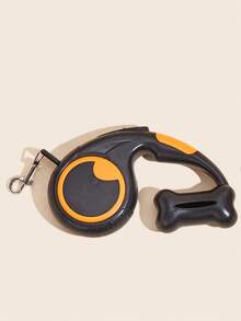 1pc 5m/3 Meters Retractable Dog Leash, One-Button Brake, Auto-Adjustable Length, Built-In Waste Bag Dispenser, Suitable For Medium & Small Dogs Walking - Multicolor - View 19