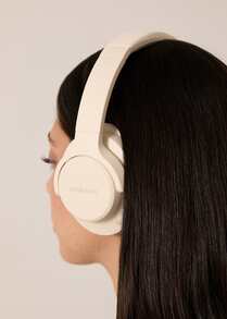 Tai nghe không dây chụp tai CREATE - Chống ồn - ✅ Giao hàng 24/48 giờ đến Tây Ban Nha (Bán đảo) - Tai nghe phòng thu chống ồn ANC - Trắng ngà - Xem 5