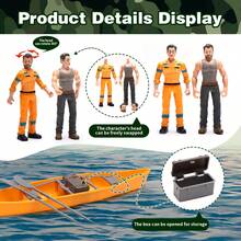 这款25件套玩具车套装专为身着军装的男孩设计，包含4种恐龙模型、汽车和战斗机，配有人偶、仿真山脉、仿真树木、火箭发射器等配件，支持搭建冒险场景和角色扮演，适合作为男孩生日派对游戏礼物、圣诞礼物、儿童玩具或男孩玩具。 - 彩色 - 查看 5